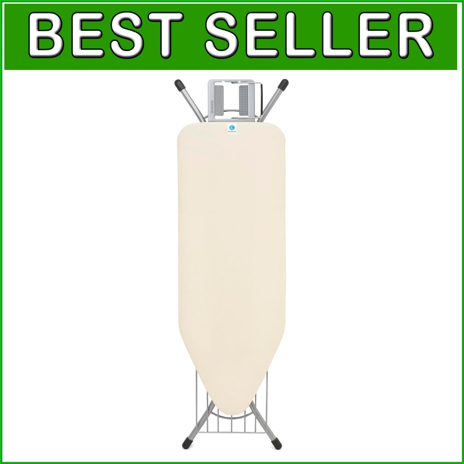 Ergonomic Ironing Board with Linen Rack - Perfect for Left & Right-Handed Users