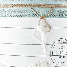 Load image into Gallery viewer, Chic Open-Top Decorative Trash Can - Farmhouse Shell Design for Home/Office