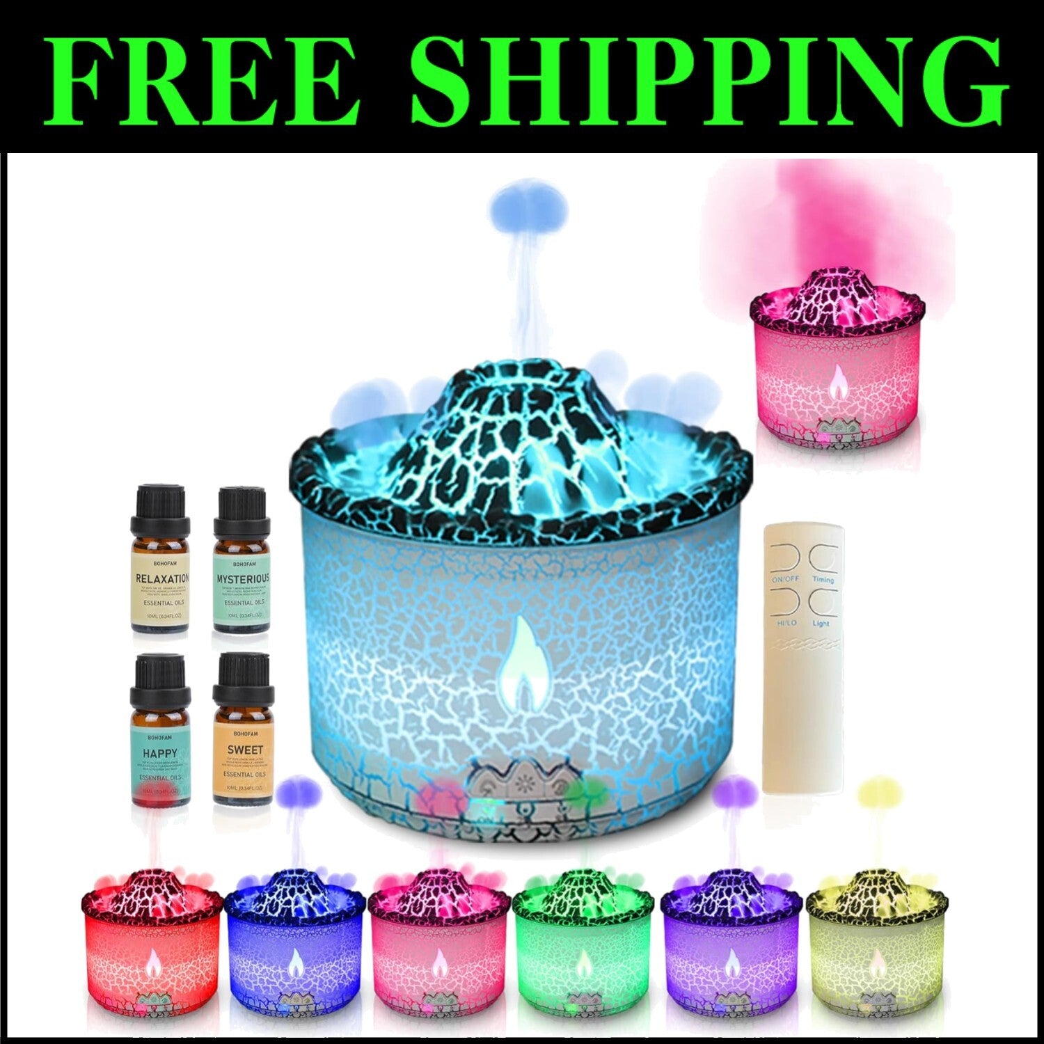 Stylish Essential Oil Diffuser with 360ML Capacity & Automatic Shut-Off Feature