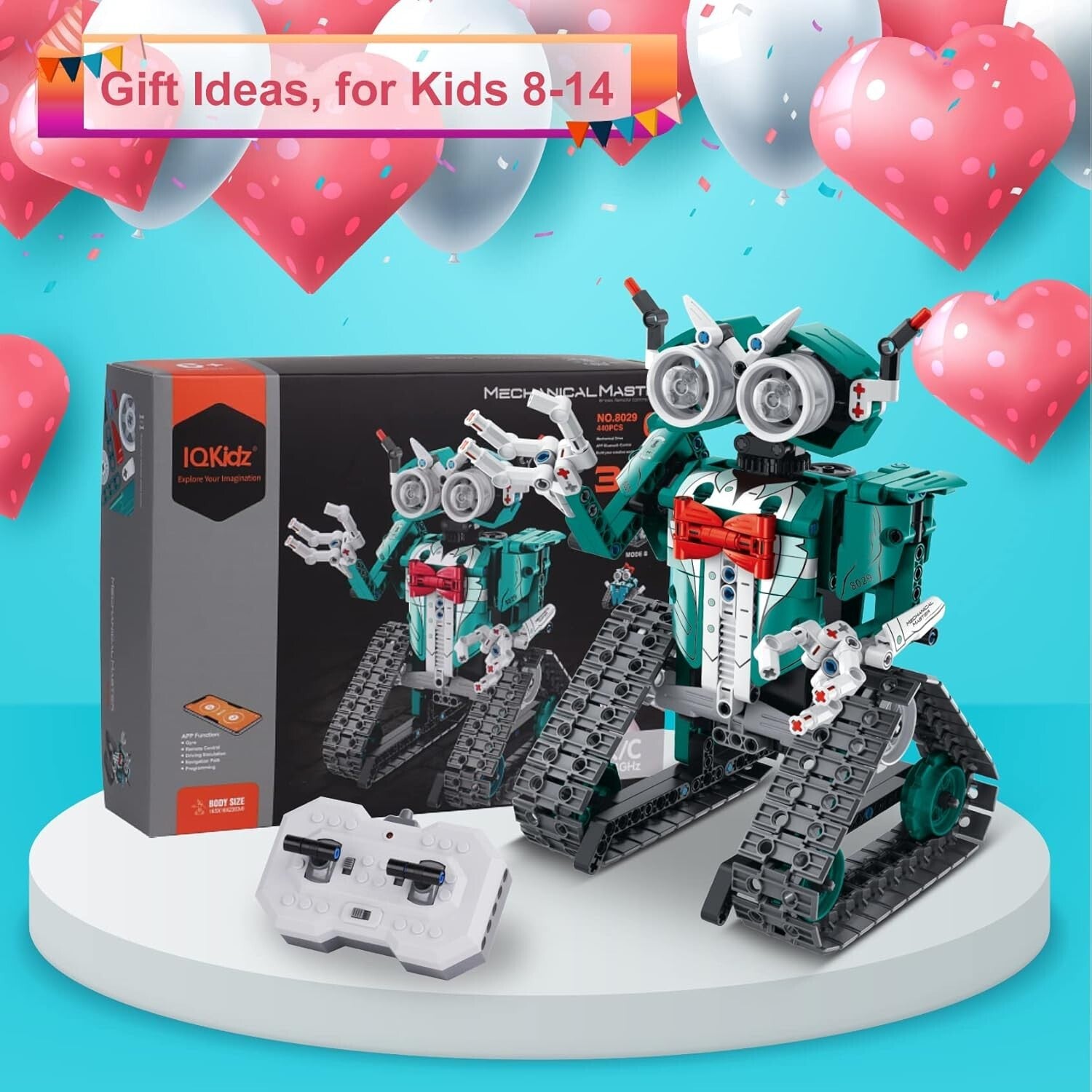 Educational 3-in-1 RC Robot Building Set for Kids - Perfect Gift for Ages 8-14