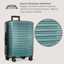 Load image into Gallery viewer, Rugged Waterproof Carry-On Suitcase with Impact-Resistant Polycarbonate Design