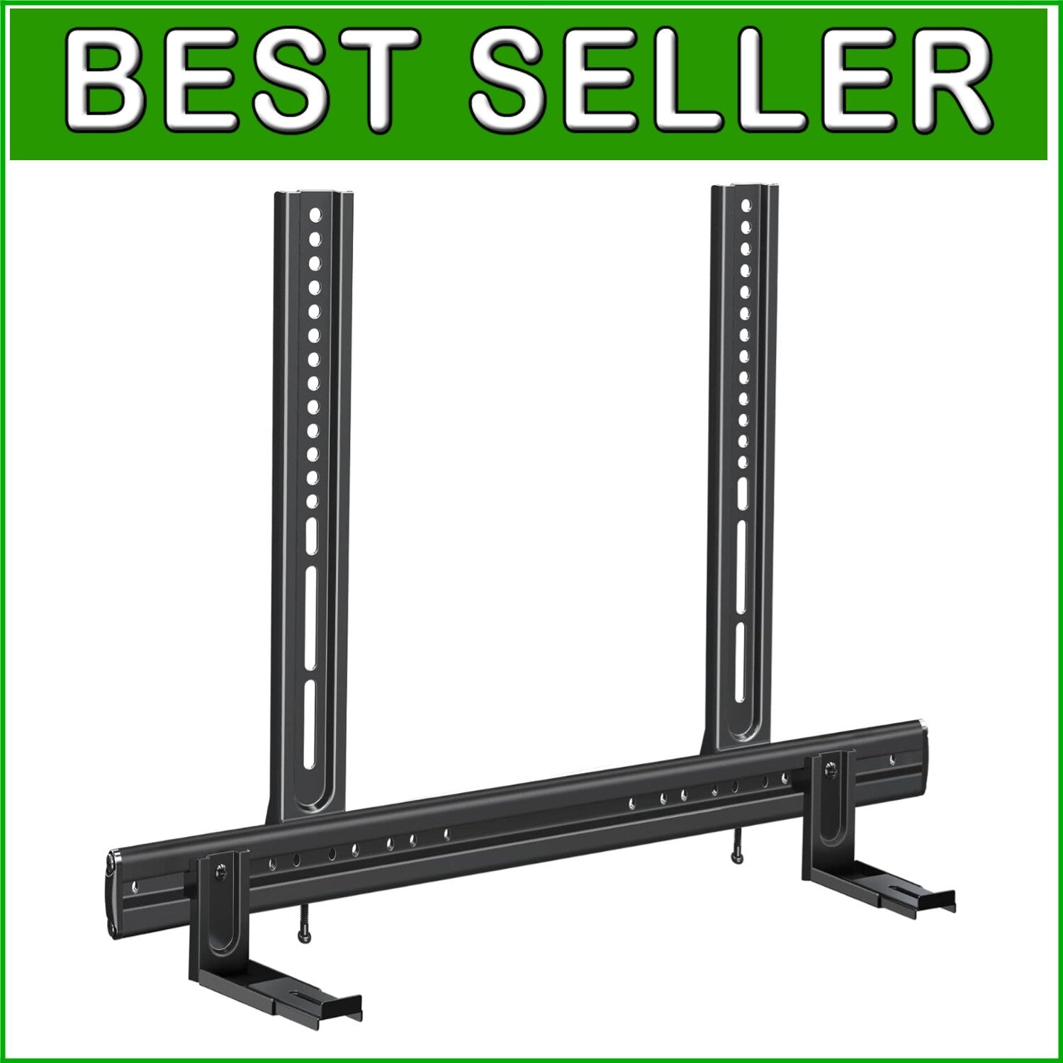 Adjustable Soundbar Mount for Most Brands, Space-Saving Design for Smart Homes