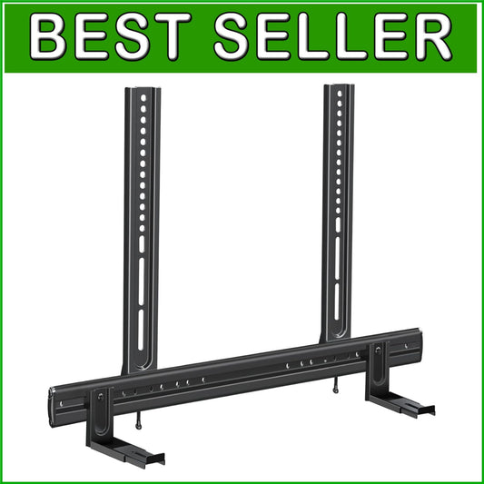 Adjustable Soundbar Mount for Most Brands, Space-Saving Design for Smart Homes
