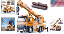 Load image into Gallery viewer, Imaginative Play Crane Truck Toy with Realistic Sounds - Perfect Gift for Kids
