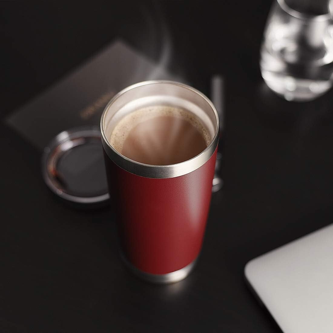 Durable Powder Coated Stainless Steel Tumblers - 20oz, Ideal for Travel