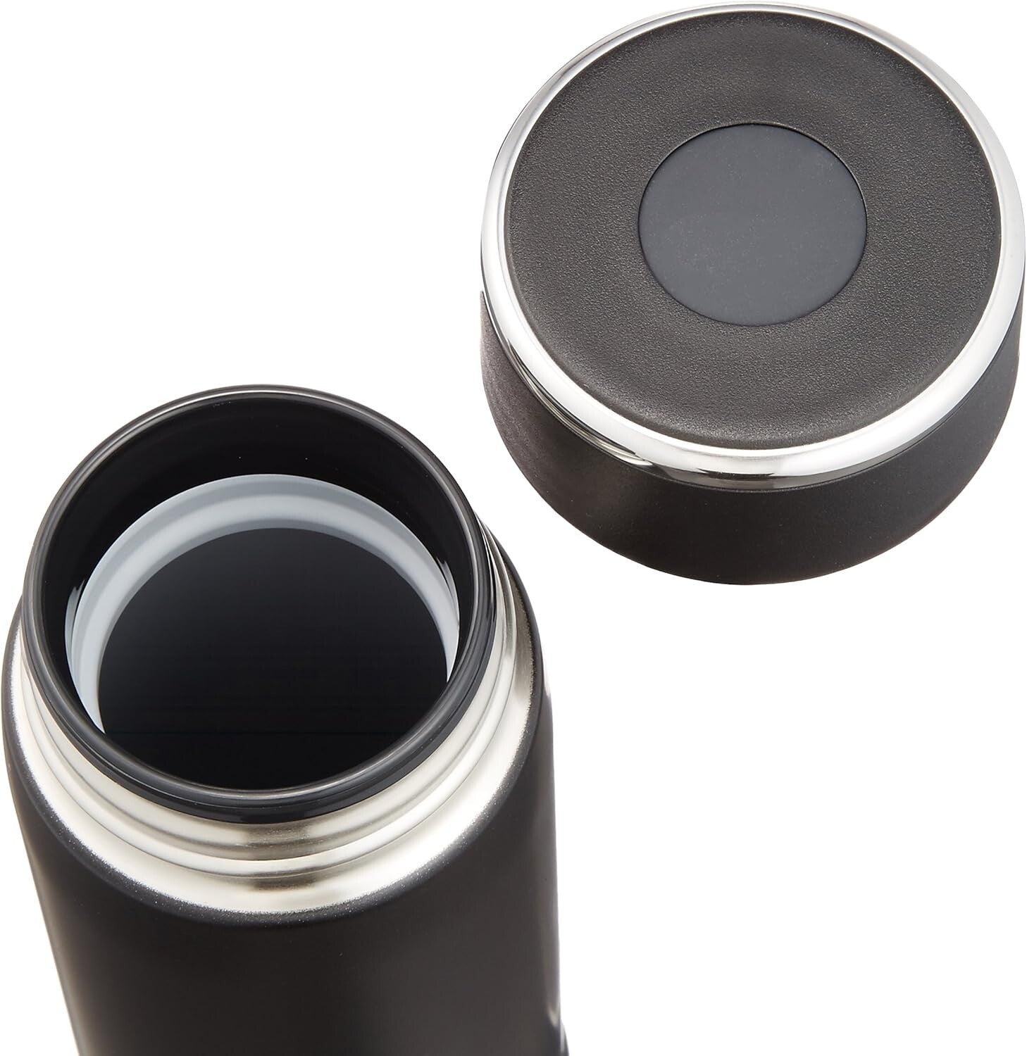 Stylish Matte Black 16oz Mug with Vacuum Insulation - Ideal for Everyday Use