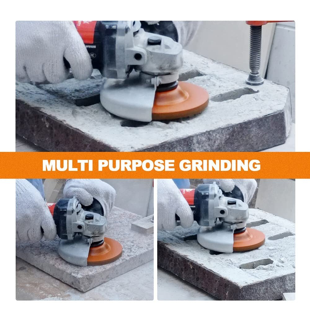 Turbo Row 7 Inch Diamond Grinding Wheel - Coarse Grit for Fast Material Removal