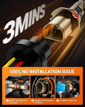 Load image into Gallery viewer, Compact 9007 LED Fog Lights - 39000LM Brightness, Dustproof &amp; Waterproof