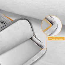 Load image into Gallery viewer, Gray Laptop Shoulder Bag Compatible with Major Brands - Travel Ready Design
