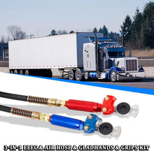 Load image into Gallery viewer, 15ft 3-in-1 Truck Air Line Hose - Glad Hands &amp; Reliable Power Connection