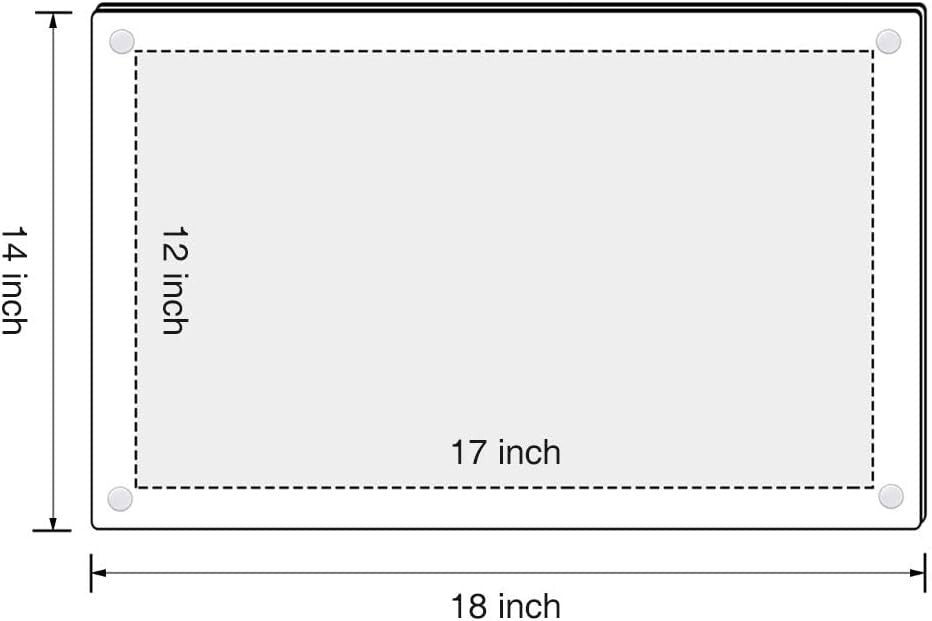 Double Panel Metallic Acrylic Frames for Certificates & Photos - 3-Pack