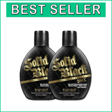 Load image into Gallery viewer, Solid Black Special Reserve 200X Tanning Lotion, 13.5oz, 2-Pack for Radiant Tan