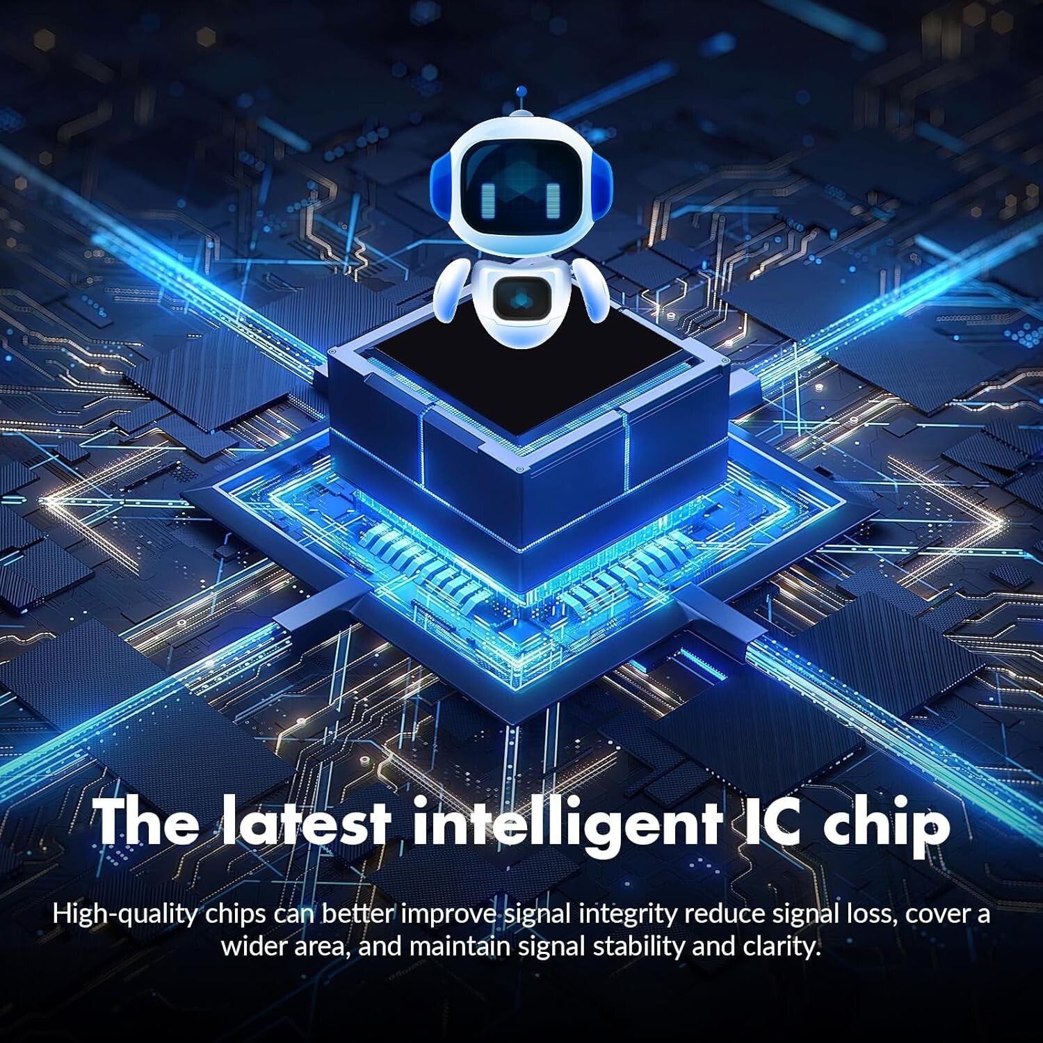 2025 Outdoor HDTV Antenna - 3000+ Miles Range with 360° Rotation, Supports 2 TVs