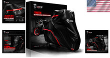 Load image into Gallery viewer, Windproof Motorcycle Cover with Reflective Stripes - Universal Fit for 86" Bikes