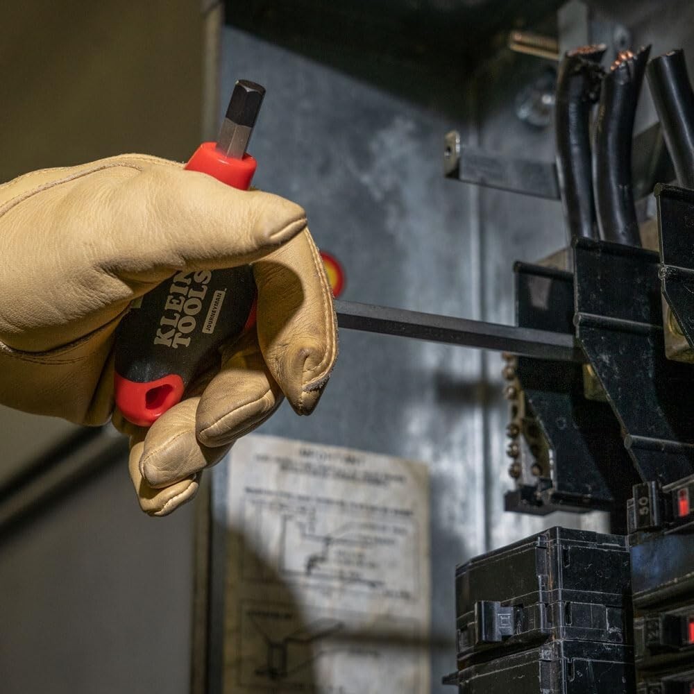 Durable T-Handle Allen Wrench Set with Organized Metal Stand - 10 Sizes Included