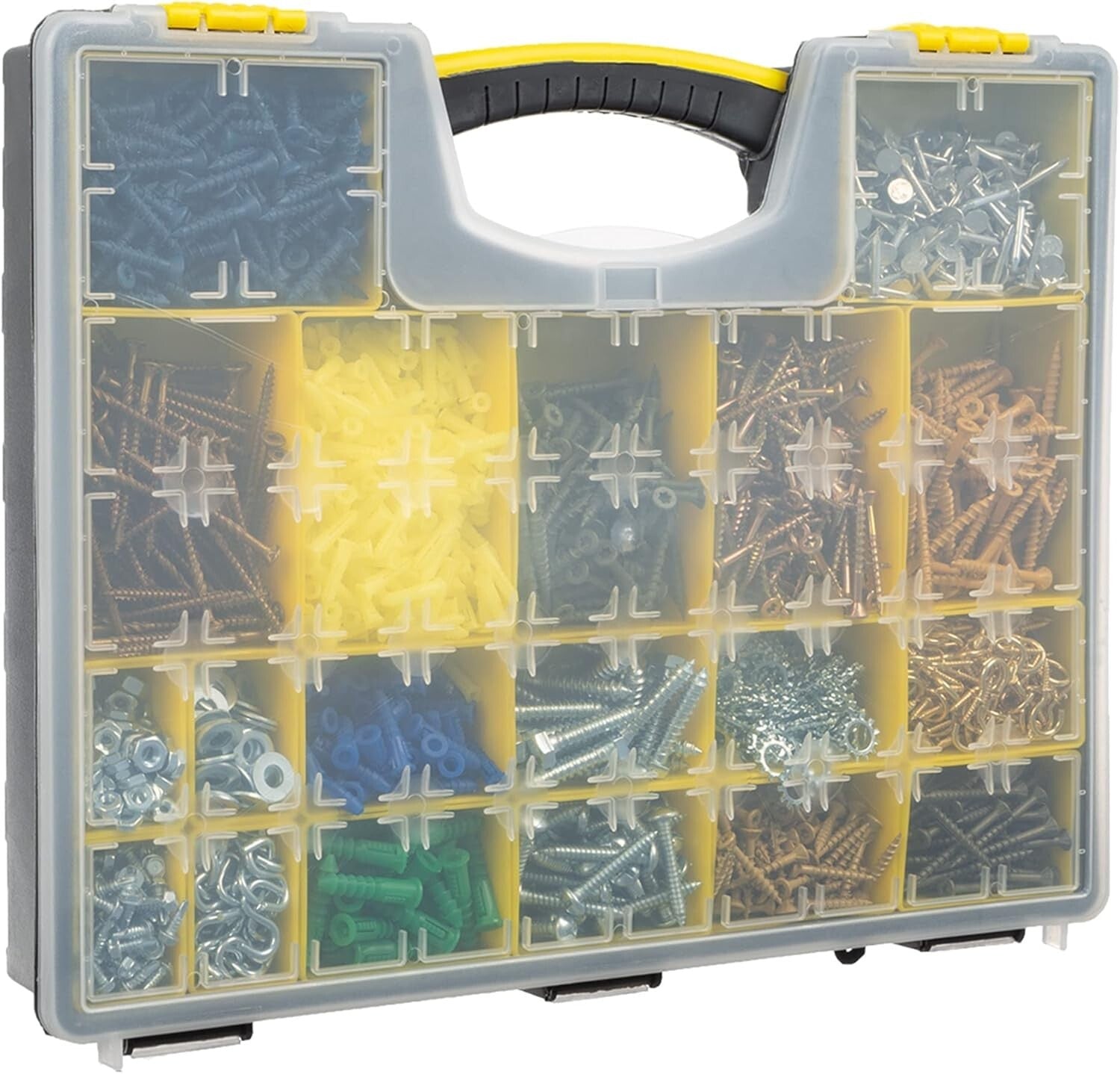 Versatile Portable Storage Box Set of 4 - Ideal for Tools, Crafts & Supplies