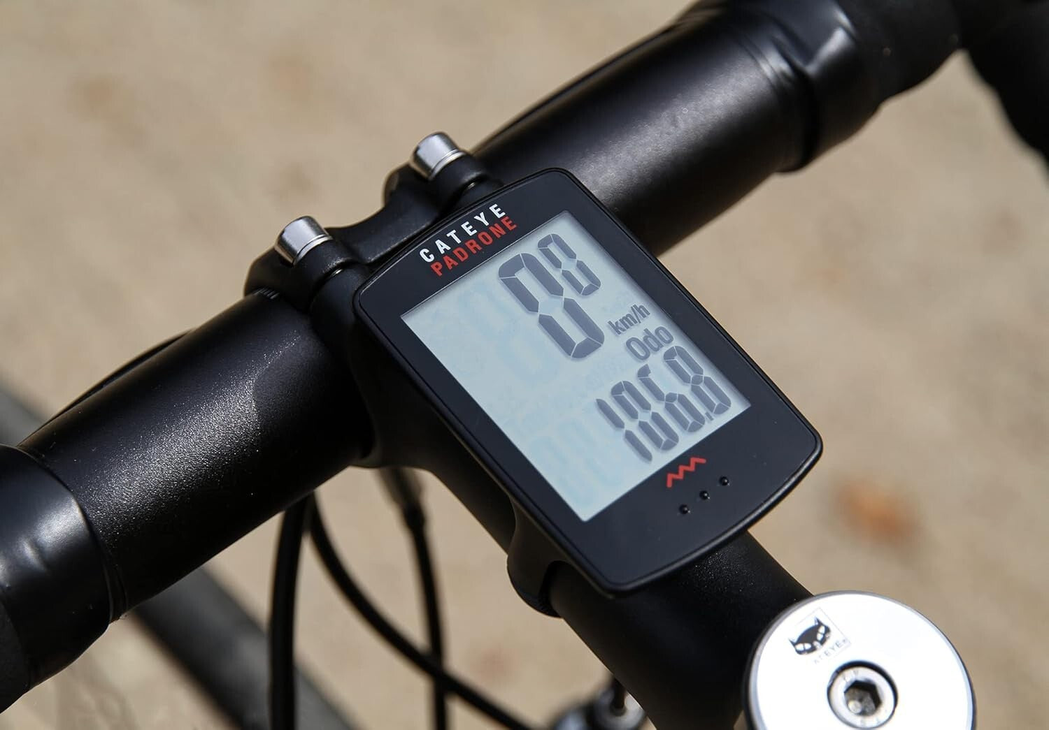 Cycling Computer with Programmable Odometer - Oversized Display for Easy Reading