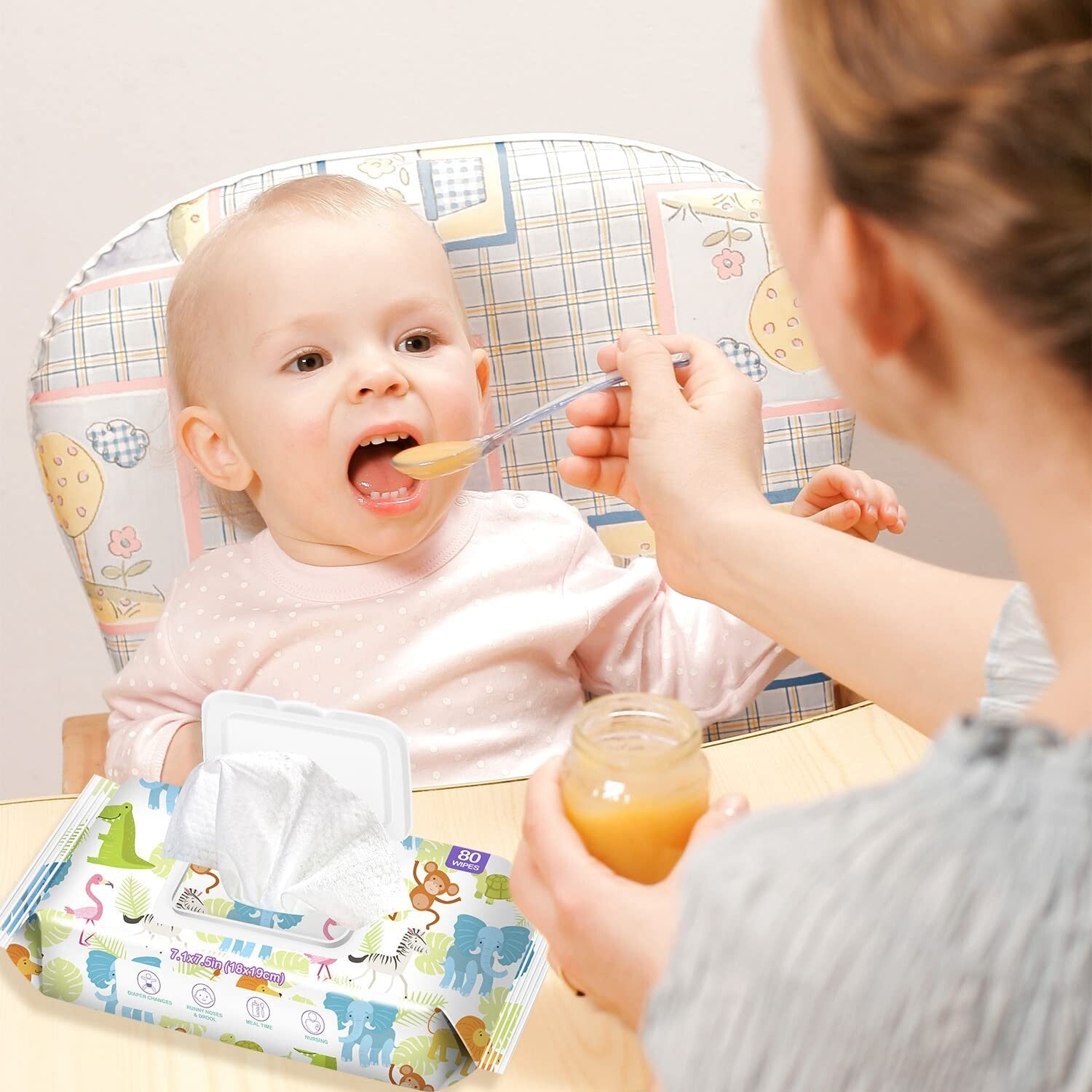 Gentle & Cruelty-Free Baby Wipes - Eight Packs of Unscented 640 Count Total