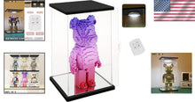 Load image into Gallery viewer, Clear Acrylic Display Case with Remote Control Light - Perfect for Bearbrick