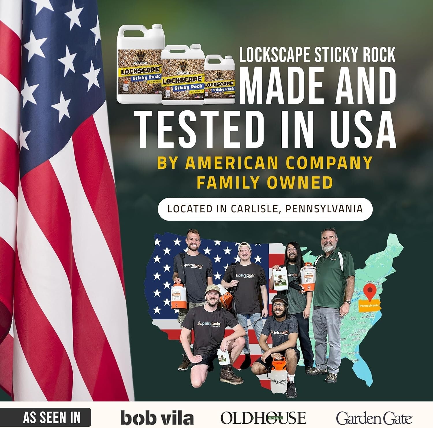 Lockscape 1 Gallon Decomposed Granite Stabilizer - Strong & Safe Adhesive