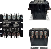 Load image into Gallery viewer, Versatile 4 Pole Heavy-Duty 40 AMP Contactor - 110/120 VAC, 2-Year Warranty