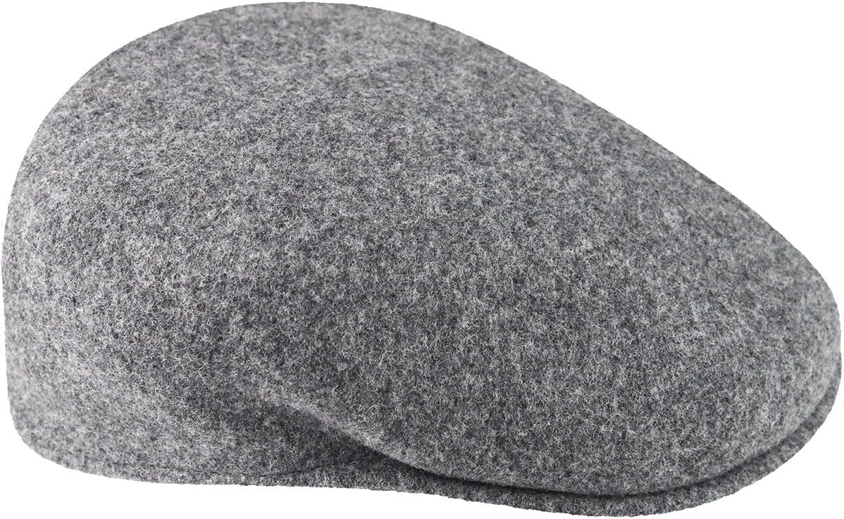 Ergonomic Wool 504 Cap - Stylish Flat Crown for Cold Weather in Moonstruck
