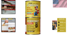 Load image into Gallery viewer, Durable Two-Part Wood Repair Epoxy Paste - 96 oz - Ideal for Carpentry Projects