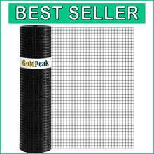 Load image into Gallery viewer, Robust 24'' x 50' Black Garden Mesh Wire Roll - Easy Install Fencing Solution