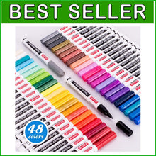Load image into Gallery viewer, Water-Resistant Oil Paint Markers - Extra Fine Point, 48 Colors for Detail