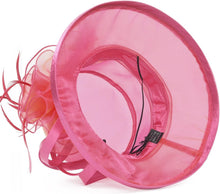 Load image into Gallery viewer, Elegant Women's Cloche Hat - Adjustable Tea Party Fascinator for Derby Day