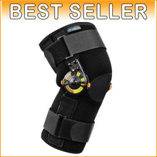 Load image into Gallery viewer, X-Large Adjustable ROM Knee Brace with Locking Dials &amp; Stabilizers for Recovery
