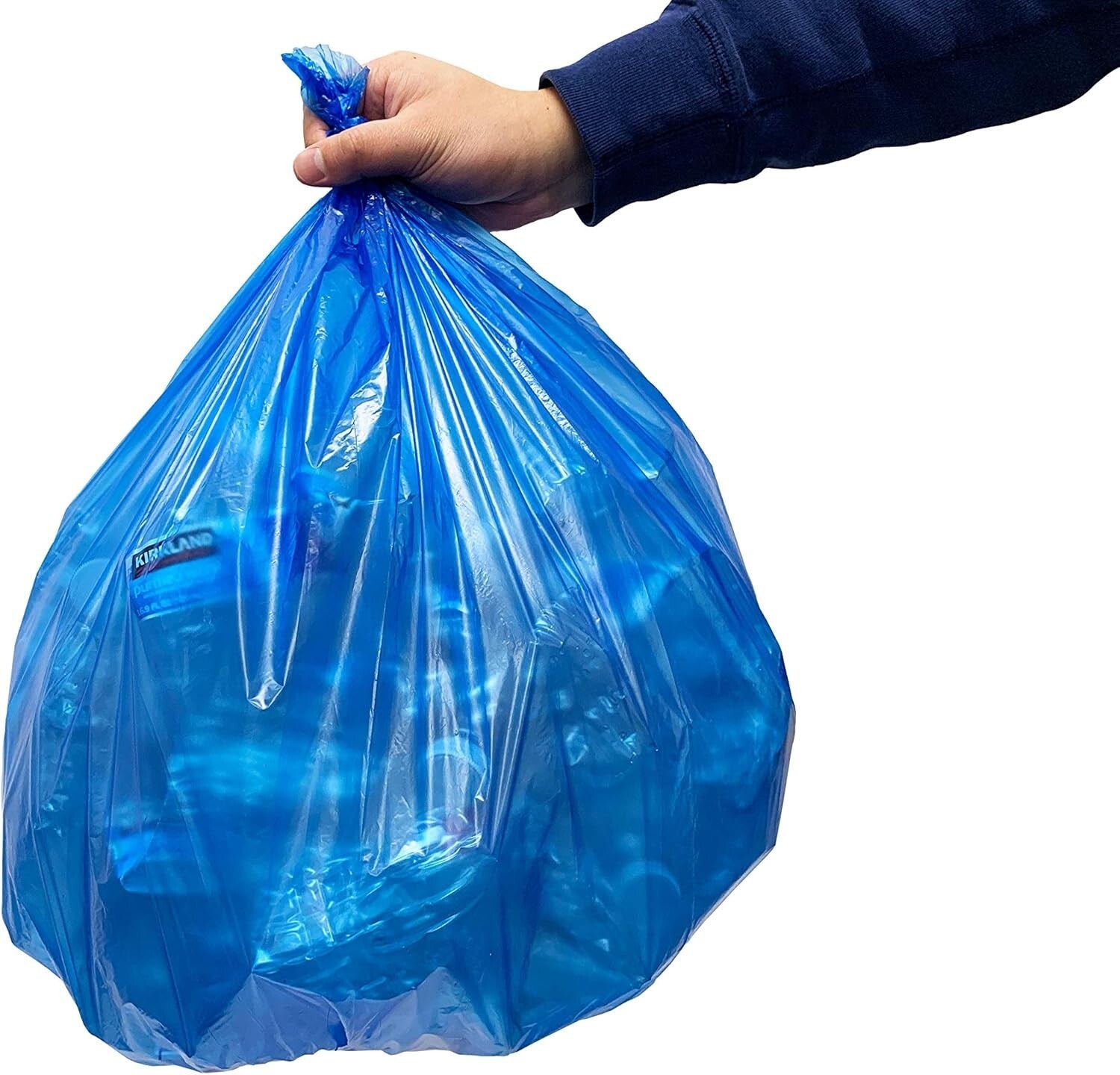 Durable 13 Gallon Blue Recycling Trash Bags | 300 Count - Leak Proof Design