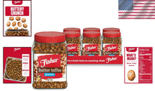Load image into Gallery viewer, Nutritious Butter Toffee Peanuts - 6 x 42 Oz Canisters, 5g Protein, 0g Trans Fat