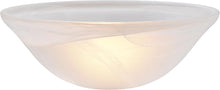 Load image into Gallery viewer, Frosted Alabaster Glass Shade Replacement for Torchiere and Pendant Lamps