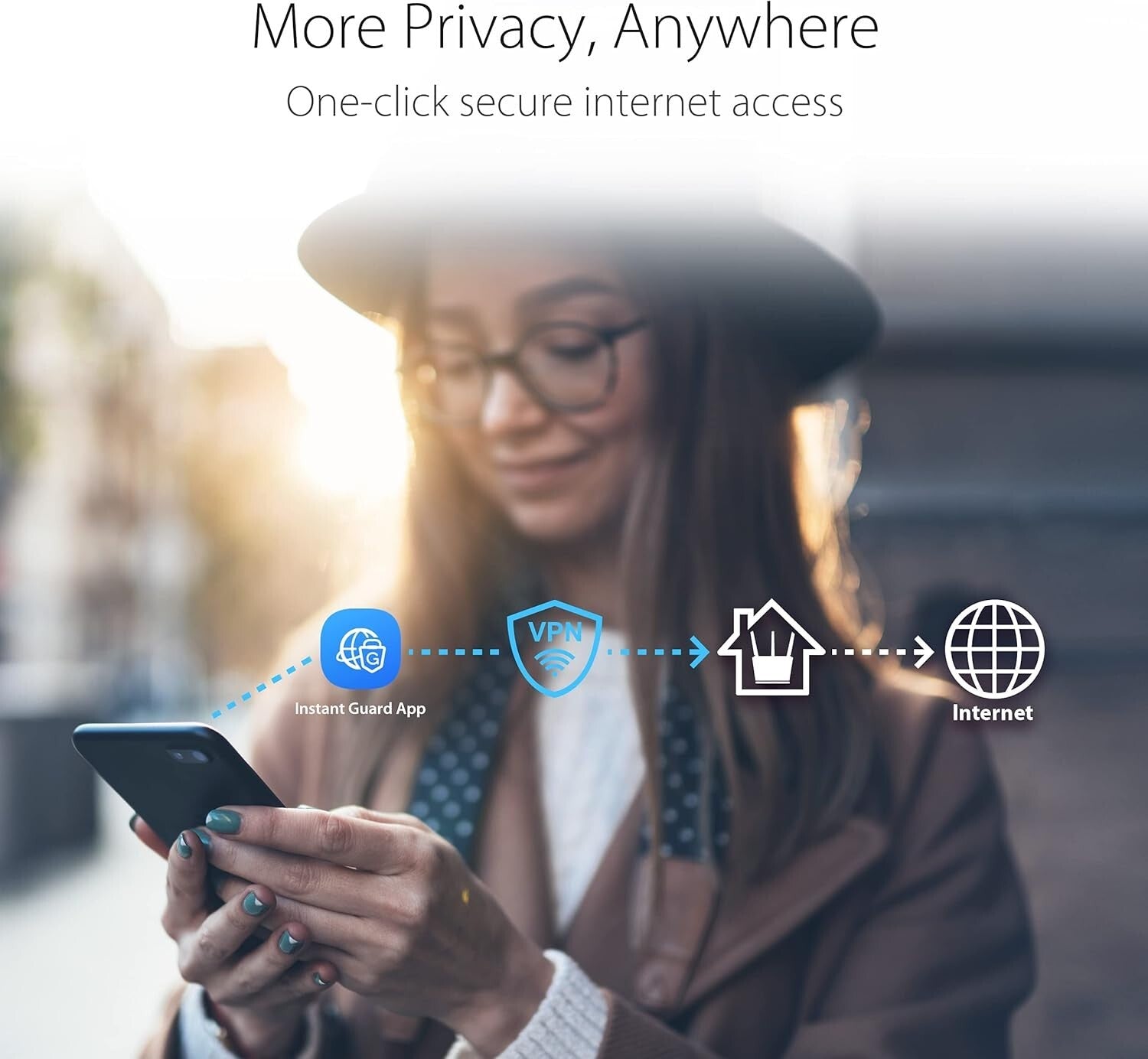 AiMesh Compatible ZenWiFi XD6 with Free Internet Security - 5,400 sq.ft Coverage