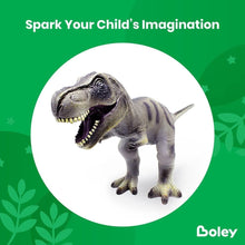 Load image into Gallery viewer, Educational 22-Inch T-Rex Dinosaur Toy - Soft, Safe, &amp; Ideal for Toddler Gifts