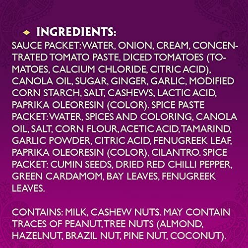 Easy 3-Step Tikka Masala Curry Sauce Kit with Premium Ingredients - 66 oz Total