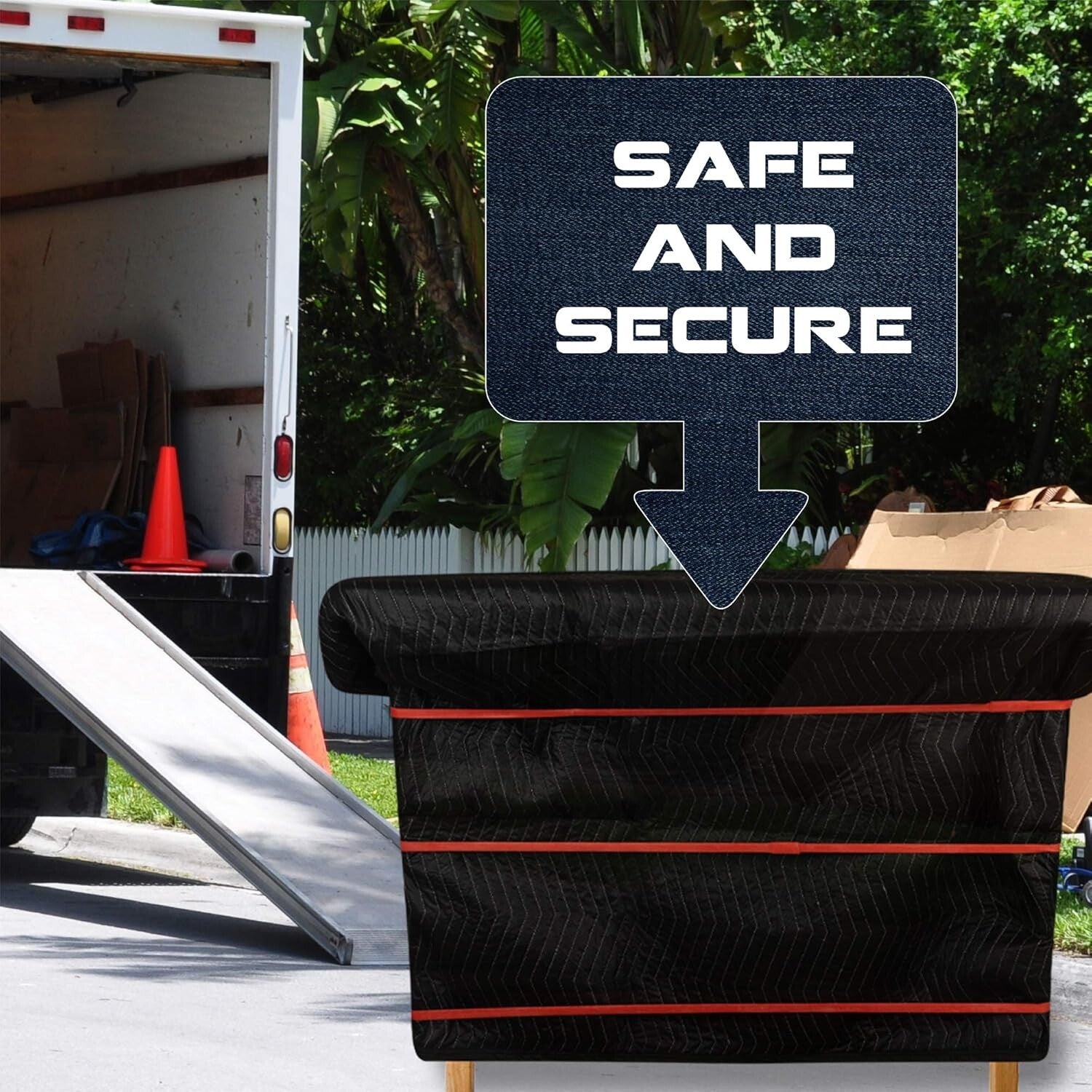 Professional-Grade 42-Inch Rubber Bands - Premium 12-Pack for Moving Essentials