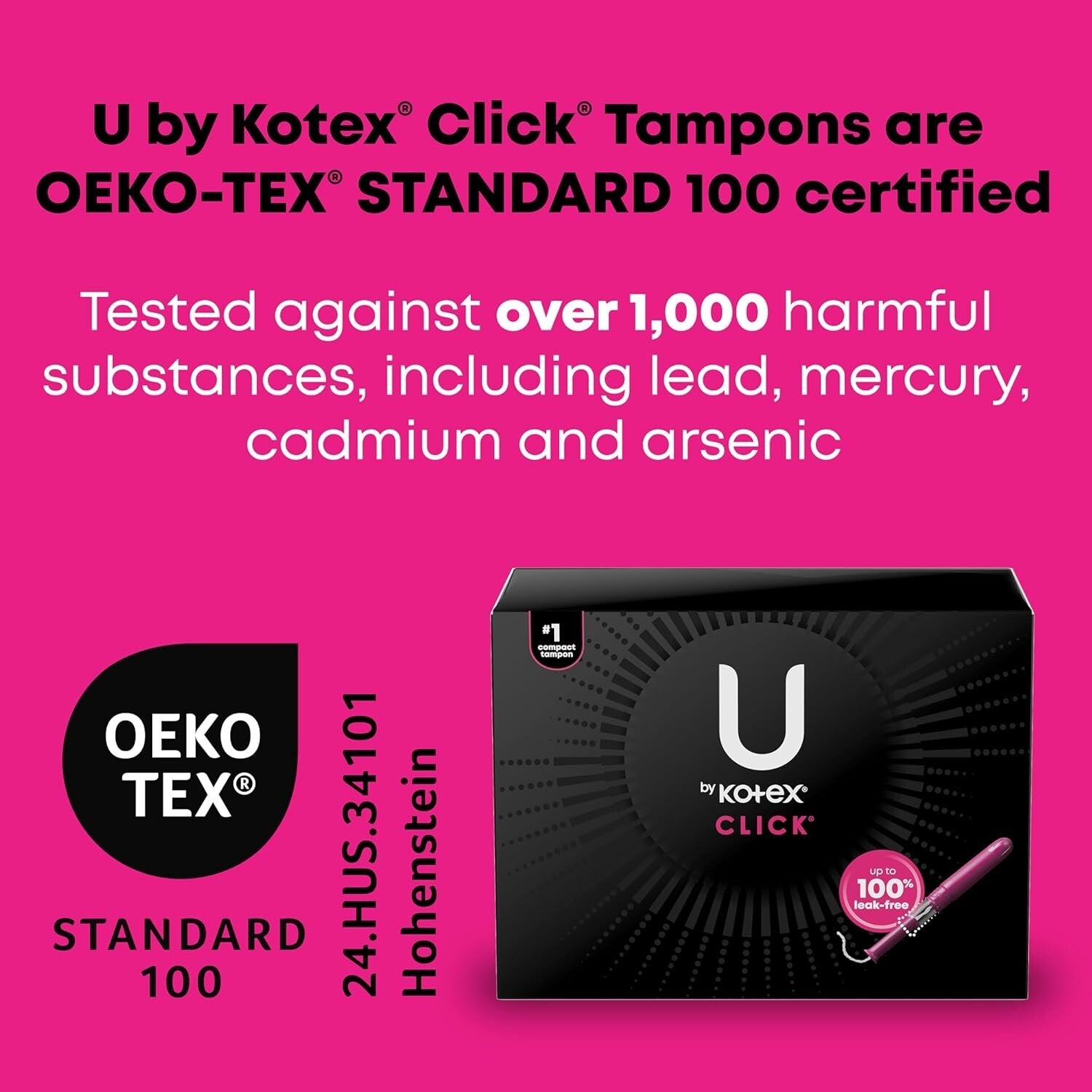 192 Count of Click Compact Tampons | Super Plus for Ultimate Leak Prevention
