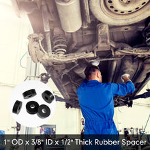 Load image into Gallery viewer, Versatile Rubber Spacer Washers 1 OD x 3/8 ID - Ideal for Home &amp; Automotive