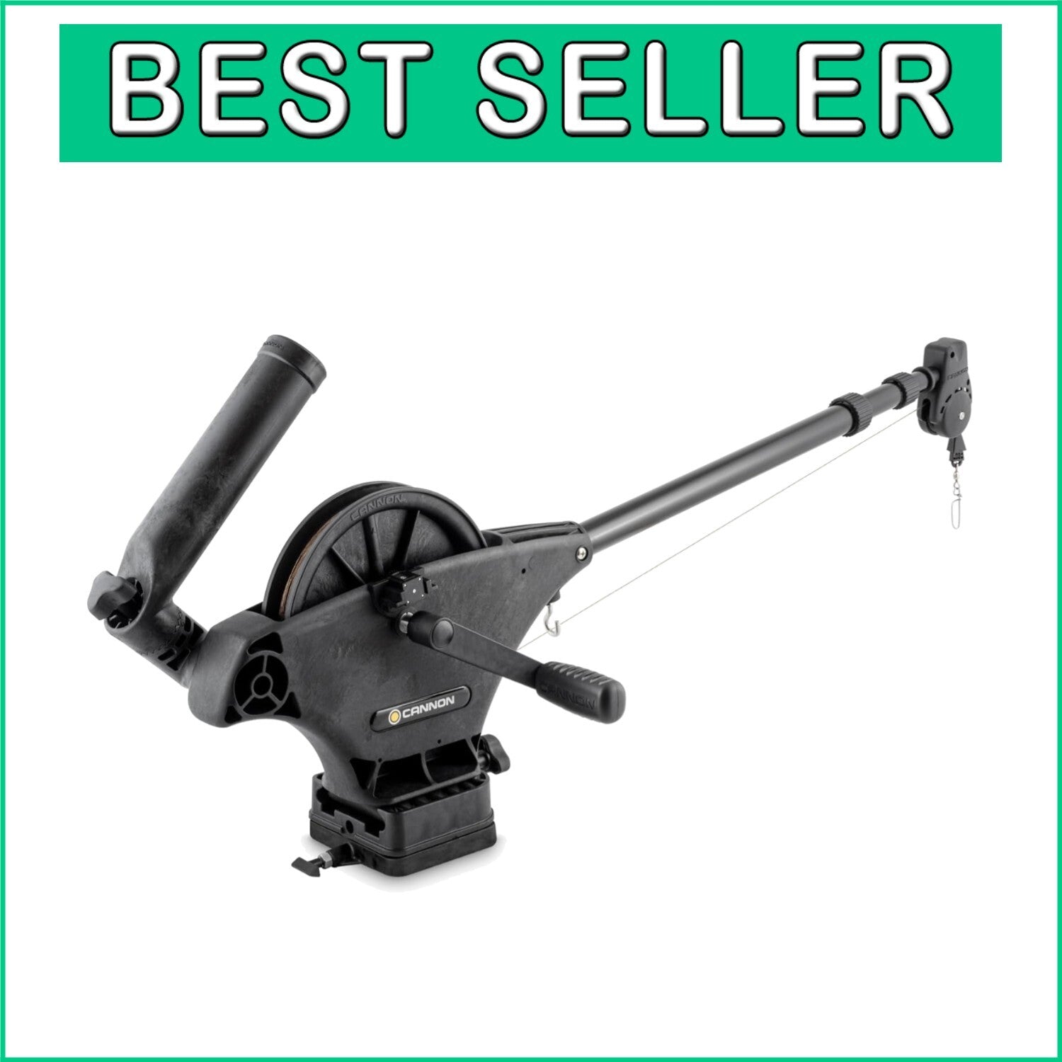 Durable Manual Downriggers with Ergonomic Handle | Perfect for Fishing Ventures