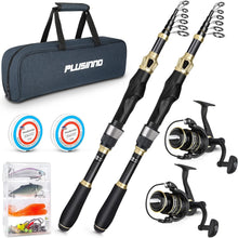 Load image into Gallery viewer, Sensitive and Strong Telescopic Fishing Rod Package - Ideal for Bass Fishing
