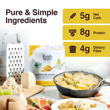 Load image into Gallery viewer, Non-Fortified Vegan Cheese Powder – 2 lbs Nutritional Yeast Flakes, Gluten-Free