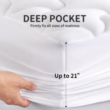 Load image into Gallery viewer, Breathable Quilted Twin XL Mattress Cover - Cooling Technology for Hot Sleepers
