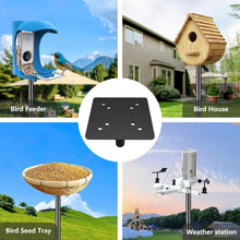 Load image into Gallery viewer, Robust Bird House Pole Kit with 5-Prong Base - Perfect for Bird Watching