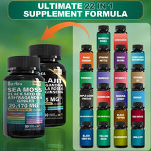 Load image into Gallery viewer, Holistic Vitality Set: Sea Moss &amp; Shilajit – 2 Bottles Packed with Nourishment