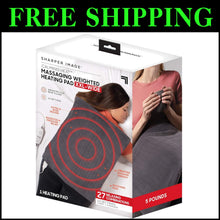 Load image into Gallery viewer, Calming Heat XXL-Wide Weighted Heating Pad - 27 Combinations for Blissful Relief