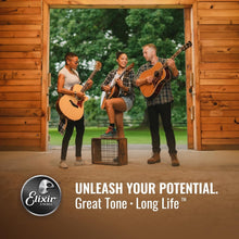 Load image into Gallery viewer, Premium Phosphor Bronze Acoustic Guitar Strings with NANOWEB Coating - 3 Pack
