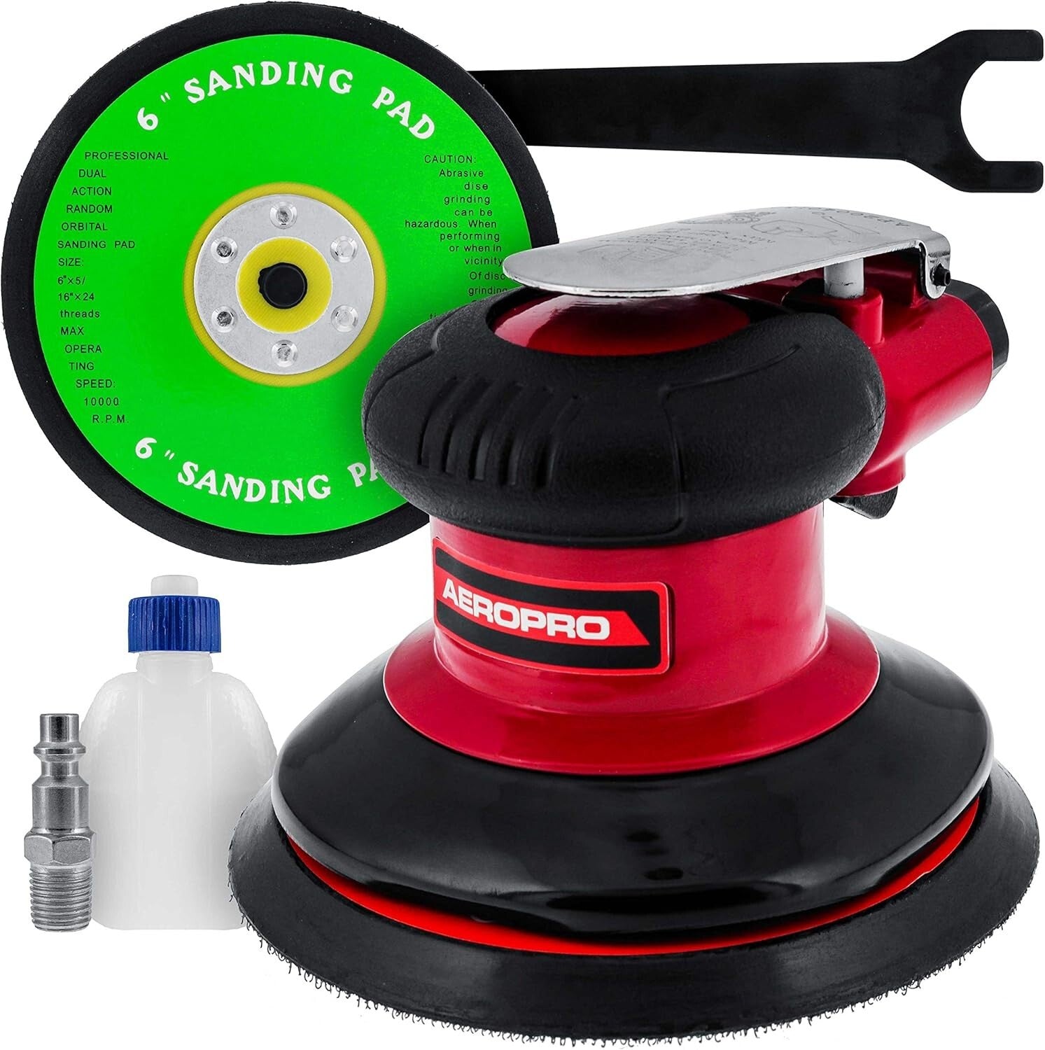 High-Performance 6" Dual-Action Palm Sander - Ideal for Automotive & More