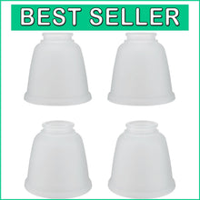 Load image into Gallery viewer, Durable 4-Pack Frosted Glass Shades for Ceiling &amp; Pendant Lamps - Transitional